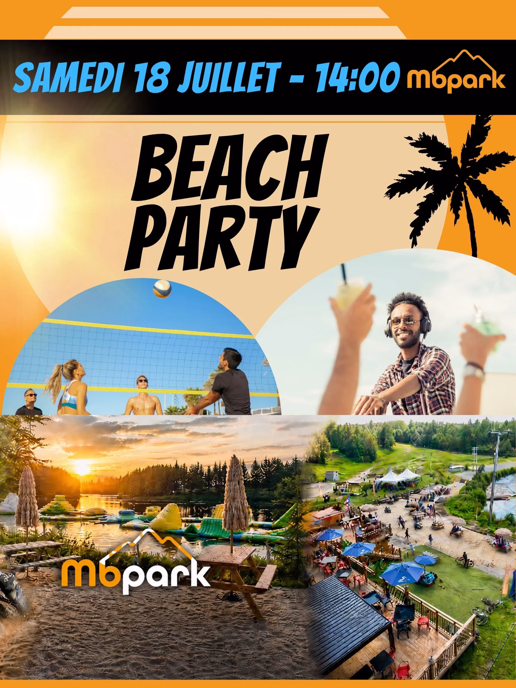 🌴🏖️Beach Party Mont Blanc🏖️🌴